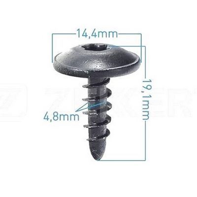 Zekkert BE1089 клипса Audi; Cupra; Ds; Peugeot; Seat; Skoda; VW